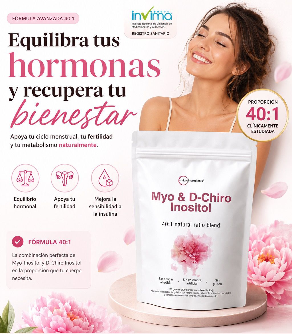 Nuevo Regulador hormonal Myo & Di-Chiro Inositol